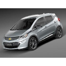 3D Chevrolet Bolt EV 2019 with interior